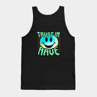 TRUST IN RAVE #8 SMILEY Tank Top